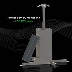 remote battery monitoring for cctv towers