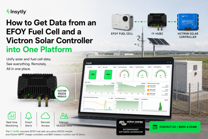 Insytly EFOY and Victron One Platform